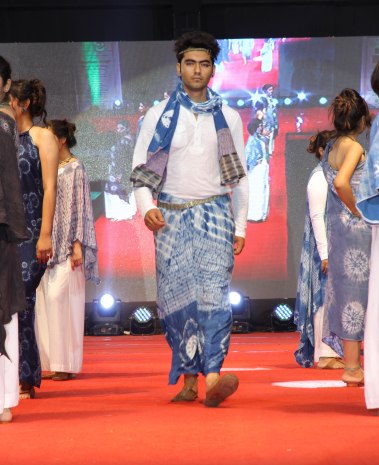 Mrs. Amrita Doshi designed a sarong and scarf.